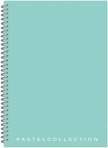 A4 Notebook - Pastel Collection Mint/Blue