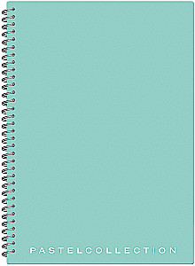 A4 Notebook - Pastel Collection Mint/Blue