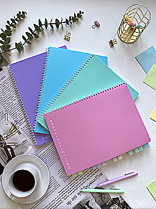A4 Notebook - Pastel Collection Mint/Blue