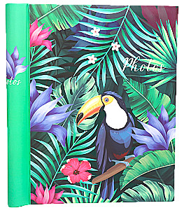 Photo album with 10 magnetic pages - Belle fleur. Toucan (23x28)