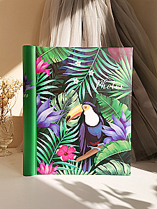 Photo album with 10 magnetic pages - Belle fleur. Toucan (23x28)