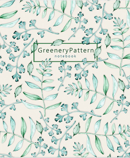 Notes A5 - Wzory roślinne