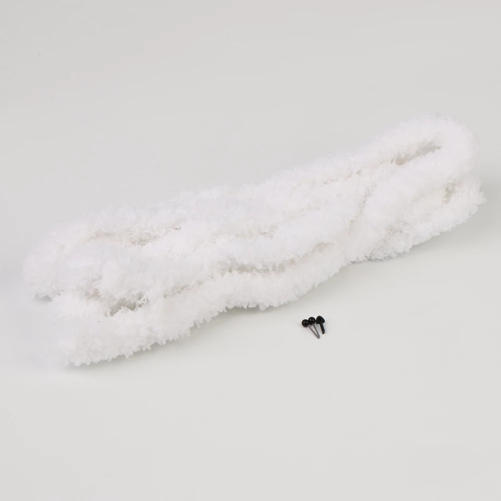 Toys Handmade. Set for Weaving from Fuzzy Sticks - Fluffy Bunny