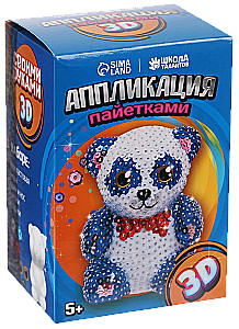 Panda Sequin Application + 4 Colors of Sequins