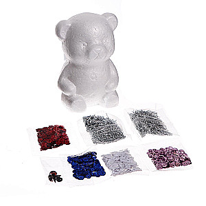 Panda Sequin Application + 4 Colors of Sequins