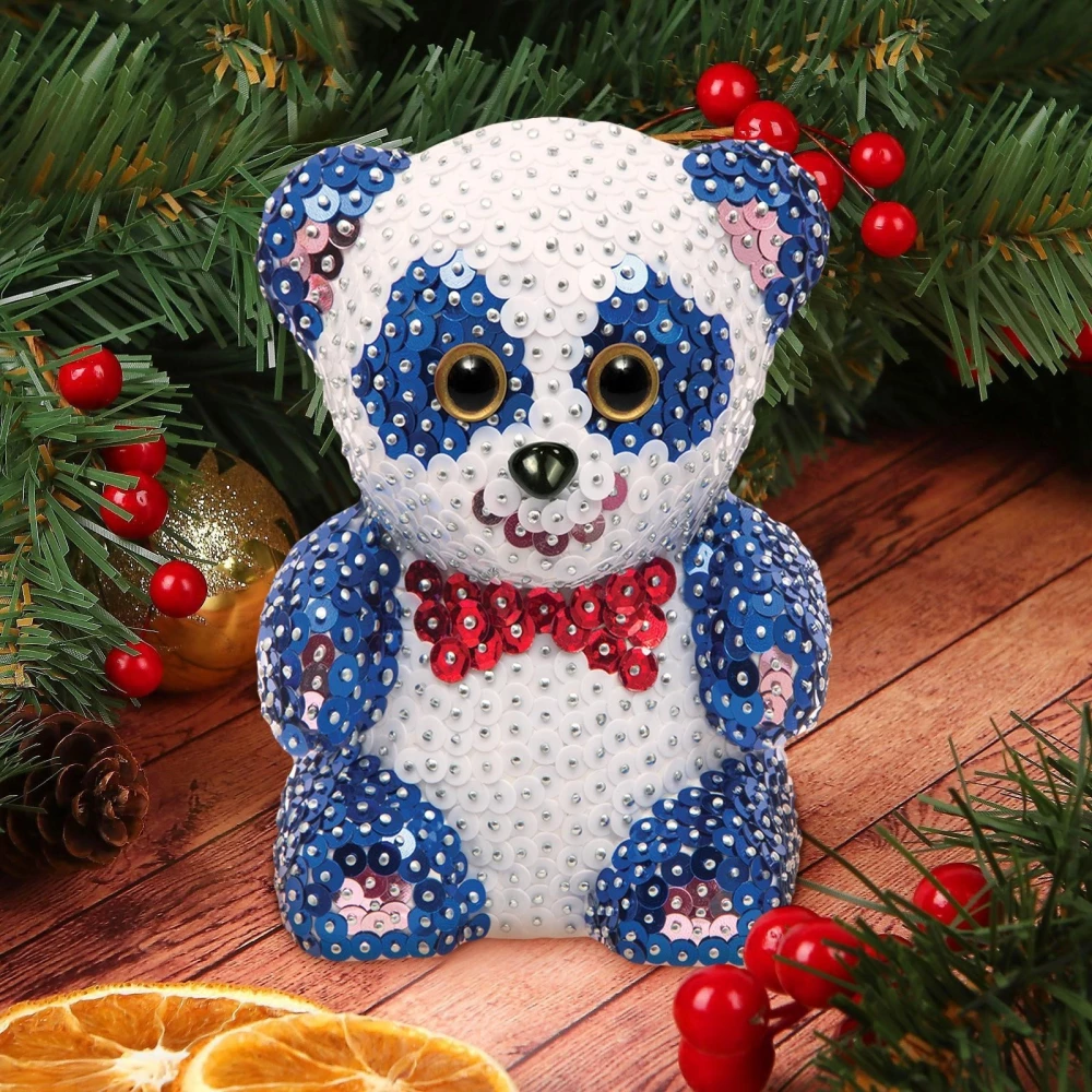 Panda Sequin Application + 4 Colors of Sequins