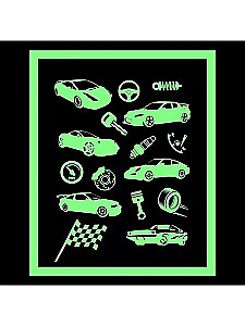 Activity Book with Light Drawings - Transport