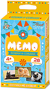 Board Game - Memo. Cats and Dogs