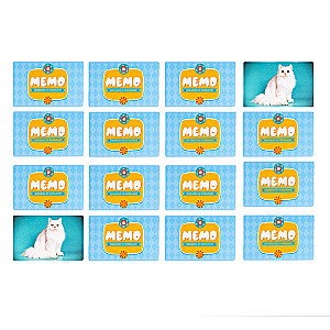 Board Game - Memo. Cats and Dogs