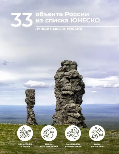 33 Objects of Russia from the UNESCO List
