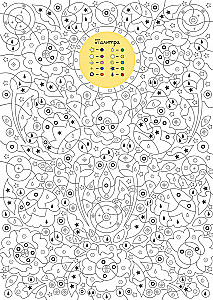The Mysterious Forest. Colors, Symbols, Numbers