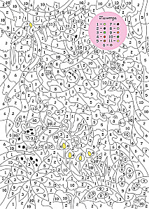 The Mysterious Forest. Colors, Symbols, Numbers