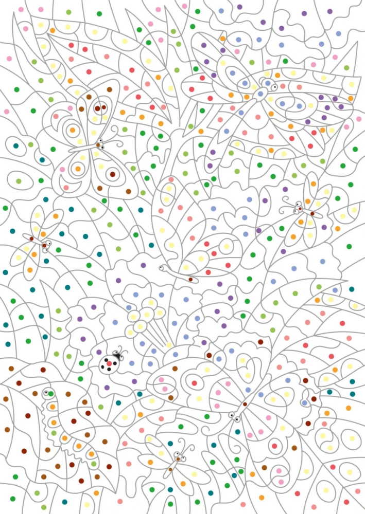 The Mysterious Forest. Colors, Symbols, Numbers