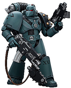 Figurine - Legionary with bolter & chainblade, 12 cm