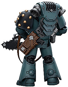 Figurine - Legionary with bolter & chainblade, 12 cm