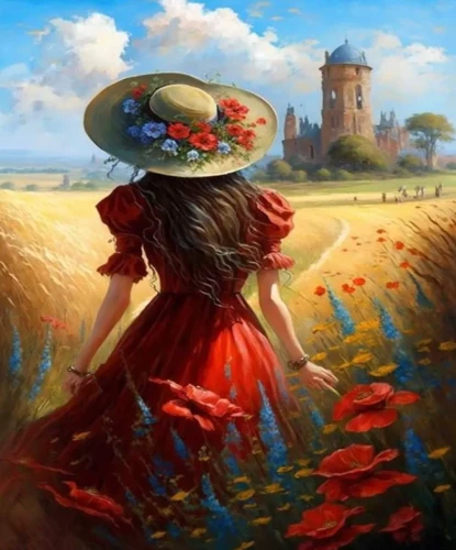 Painting by Numbers - Field Landscape