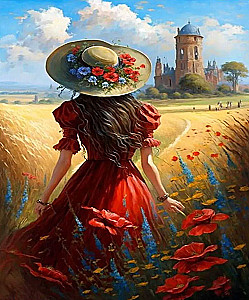 Painting by Numbers - Field Landscape
