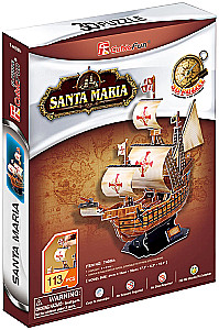 3D пазл - Корабль. Santa Maria. 113 деталей