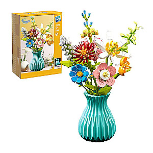 Constructor - Flowers in a Vase, 737 pieces