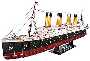 Пазл 3D - Титаник с LED-подсветкой, 266 деталей