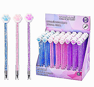 Eternal Pencil - PAWS, with crystals inside the body (assorted)
