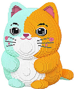 3D Constructor - Cat, 11022 parts