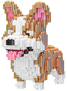 3D Constructor - Corgi, 733 pieces