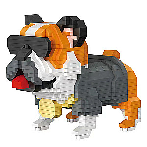 3D Constructor - Bulldog, 1000+ pieces
