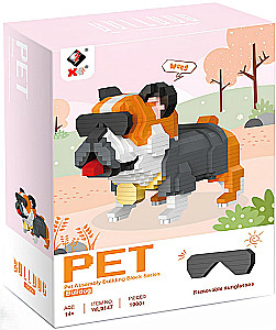3D Constructor - Bulldog, 1000+ pieces
