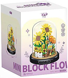 3D constructor - Sunflowers, 558 pieces