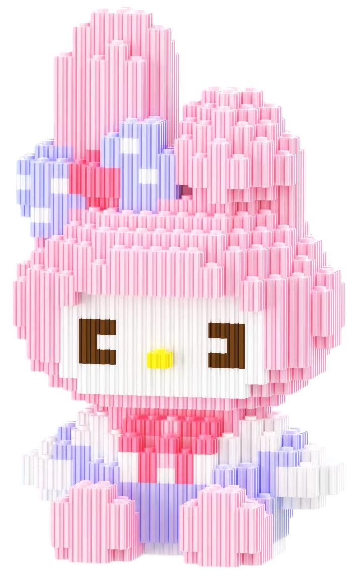 3D konstruktors - XINZ. Rozā trušis, 1578 detaļas