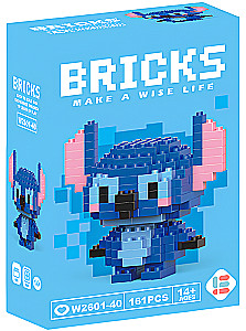 3D Constructor - BRICKS. Stitch, 161 pieces