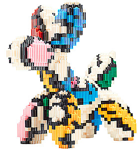 3D constructor - Dog, 1137 pieces