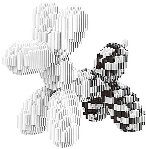 3D constructor - Dog, 1060 pieces