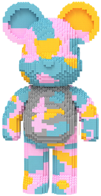 3D Constructor - Bear, 4550 Pieces