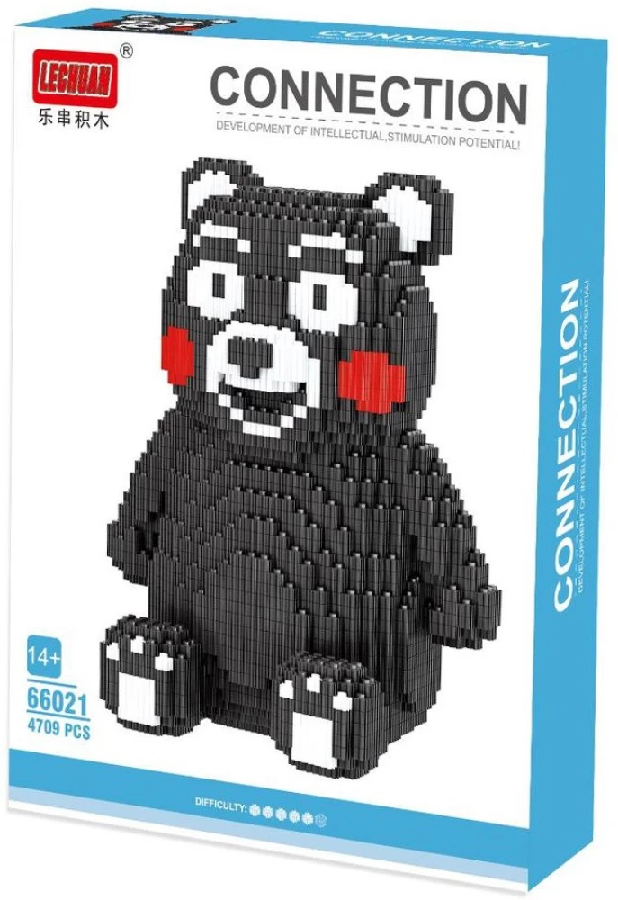 3D Constructor - Black Bear, 4709 pieces