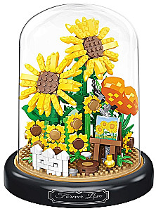 3D constructor - Sunflowers, 558 pieces