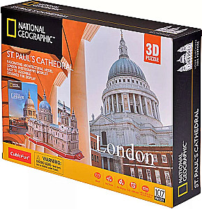 3D Puzzle - St. Paul's Cathedral (107 Pieces)