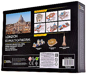 3D Puzzle - St. Paul's Cathedral (107 Pieces)