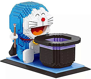 3D Конструктор - Balody. Doraemon карандашница органайзер, 1417 деталей