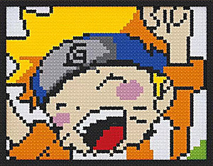 3D konstruktor - Naruto. Naruto. 3752 części