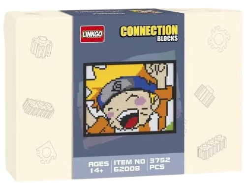 3D конструктор - Наруто. Naruto. 3752 деталей