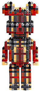 3D Constructor - LINKGO - Bear, 807 pieces