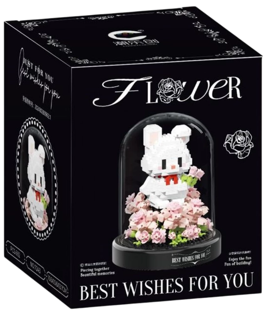 3D Constructor - Bunny under the Dome, 692 pieces