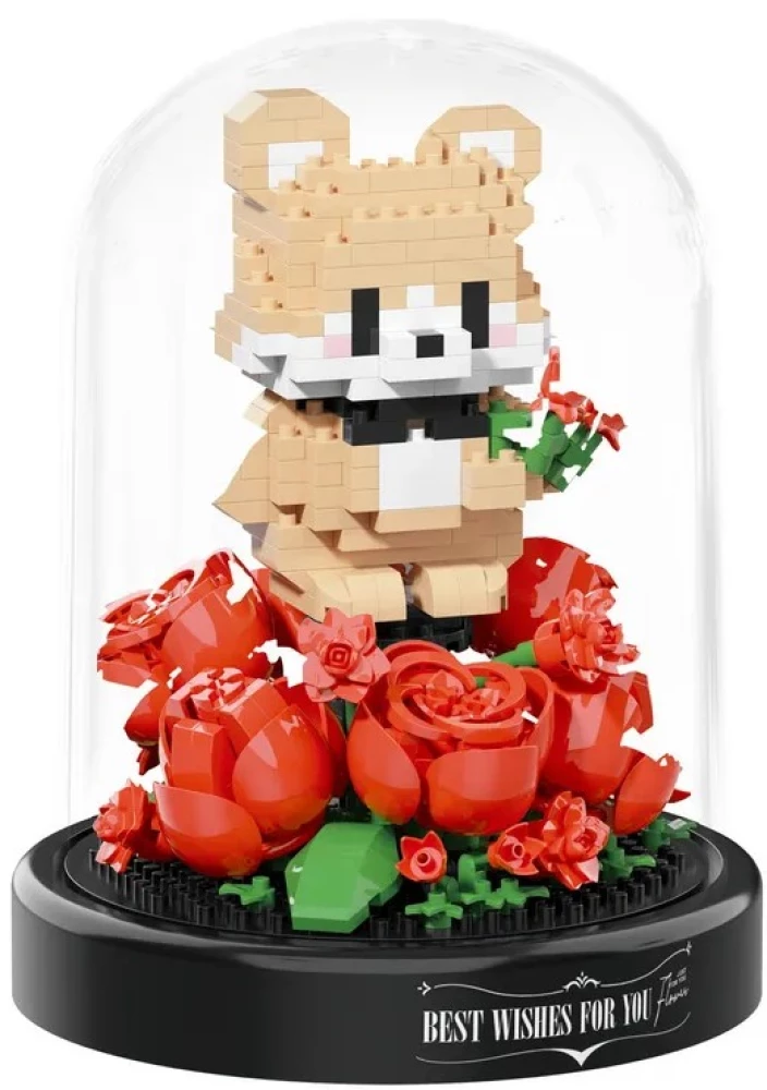 3D Constructor - Bear Under the Dome, 687 Pieces