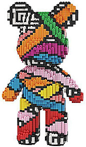 3D Constructor - Bear, 3680 parts