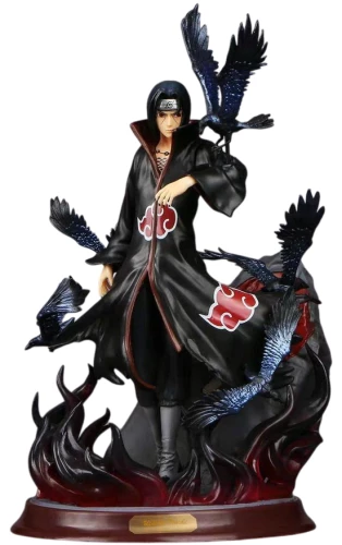 Figure - Itachi Uchiha with crows. Naruto, 30 cm