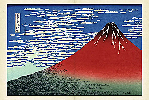 Views of Mount Fuji. Album of Vintage Illustrations