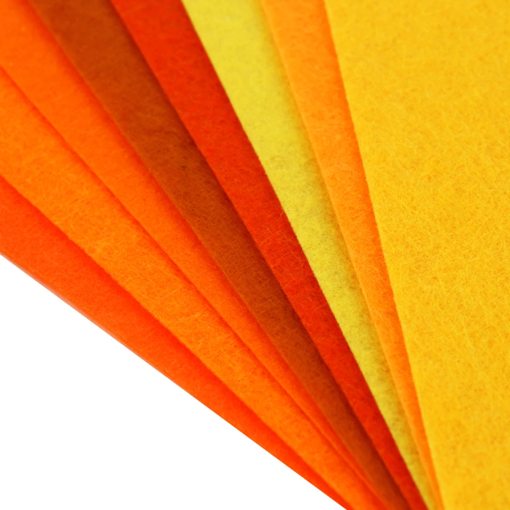 Set of Colored Felt (Yellow and Orange)