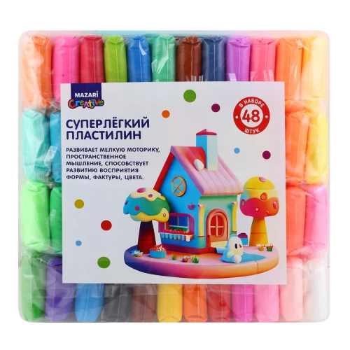 Super lightweight plasticine (48 colors)